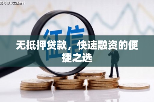 鄯善无抵押贷款，快速融资的便捷之选