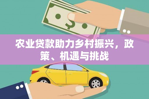 云梦农业贷款助力乡村振兴，政策、机遇与挑战