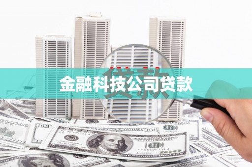 恩平金融科技公司贷款