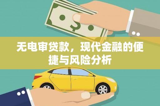 嘉黎无电审贷款，现代金融的便捷与风险分析