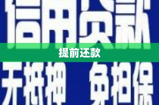 花地玛堂区提前还款