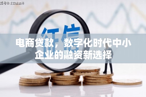 成县电商贷款，数字化时代中小企业的融资新选择
