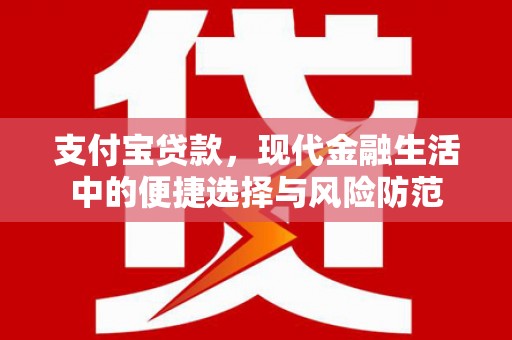 巴塘支付宝贷款，现代金融生活中的便捷选择与风险防范