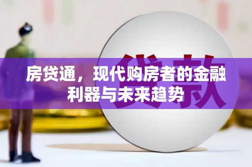 积石山房贷通，现代购房者的金融利器与未来趋势