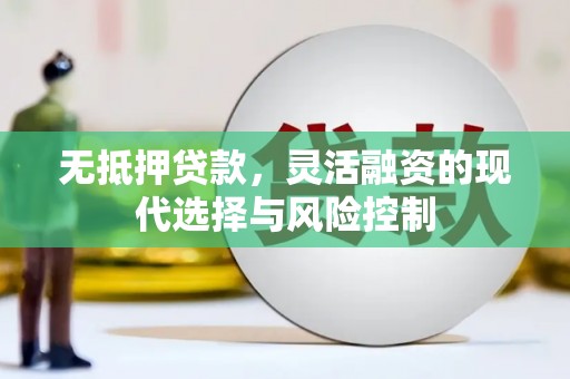谢岗无抵押贷款，灵活融资的现代选择与风险控制