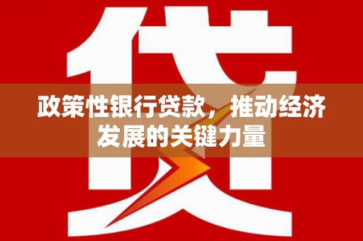 梨树县政策性银行贷款，推动经济发展的关键力量