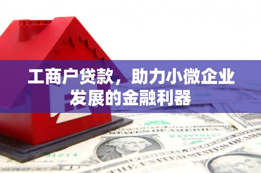 松北工商户贷款，助力小微企业发展的金融利器