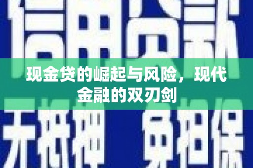 普格现金贷的崛起与风险，现代金融的双刃剑