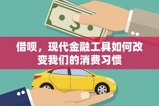 河源借呗，现代金融工具如何改变我们的消费习惯