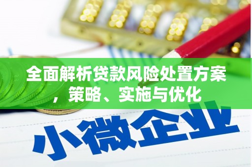 荔浦全面解析贷款风险处置方案，策略、实施与优化