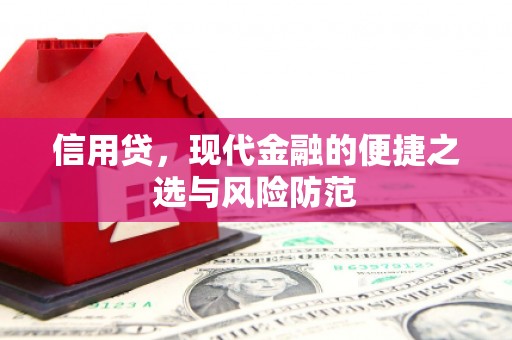 铁东信用贷，现代金融的便捷之选与风险防范